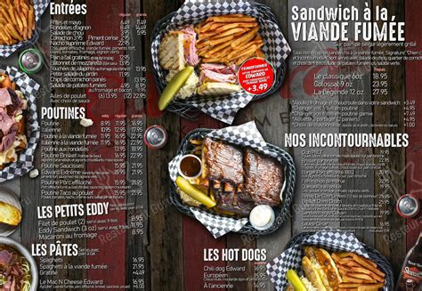 edward boucherville|Edward Smoked Meat de Boucherville Carte